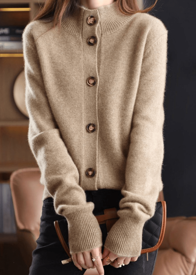 Porto Button Cashmere Cardigan