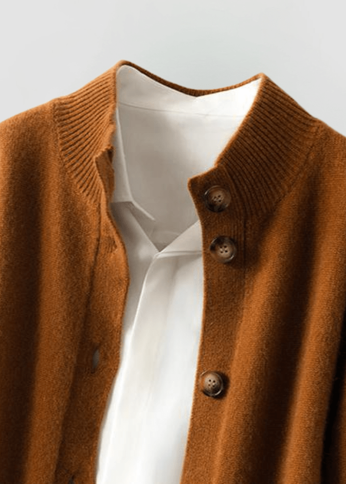 Porto Button Cashmere Cardigan