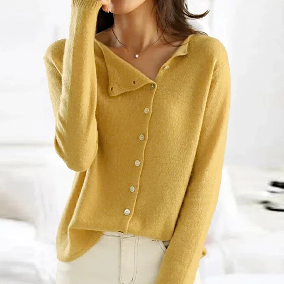 Lana Buttoned Knit Cardigan